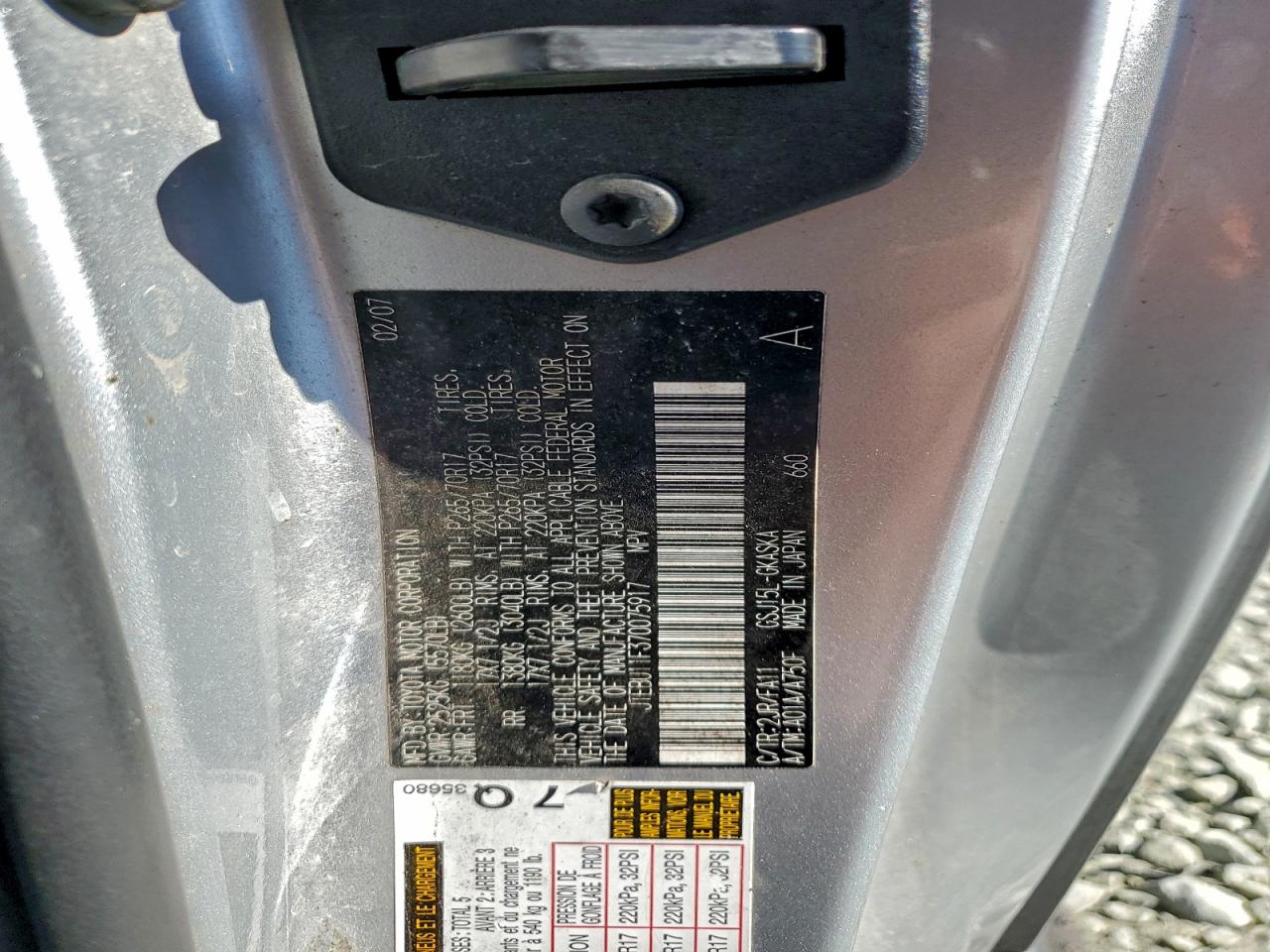 2007 TOYOTA FJ CRUISER photo 12
