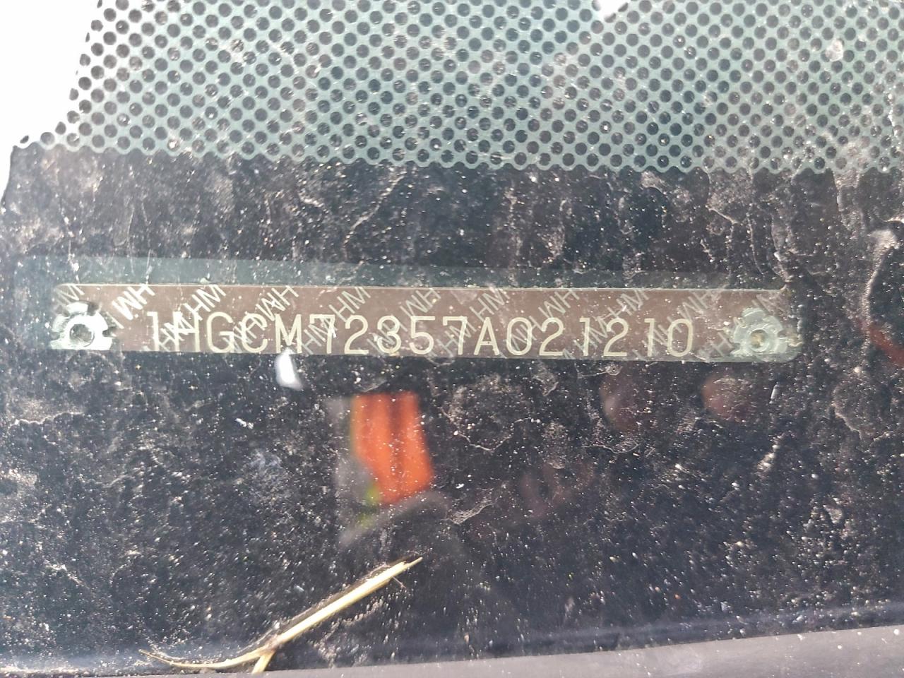 2007 HONDA ACCORD LX photo 12