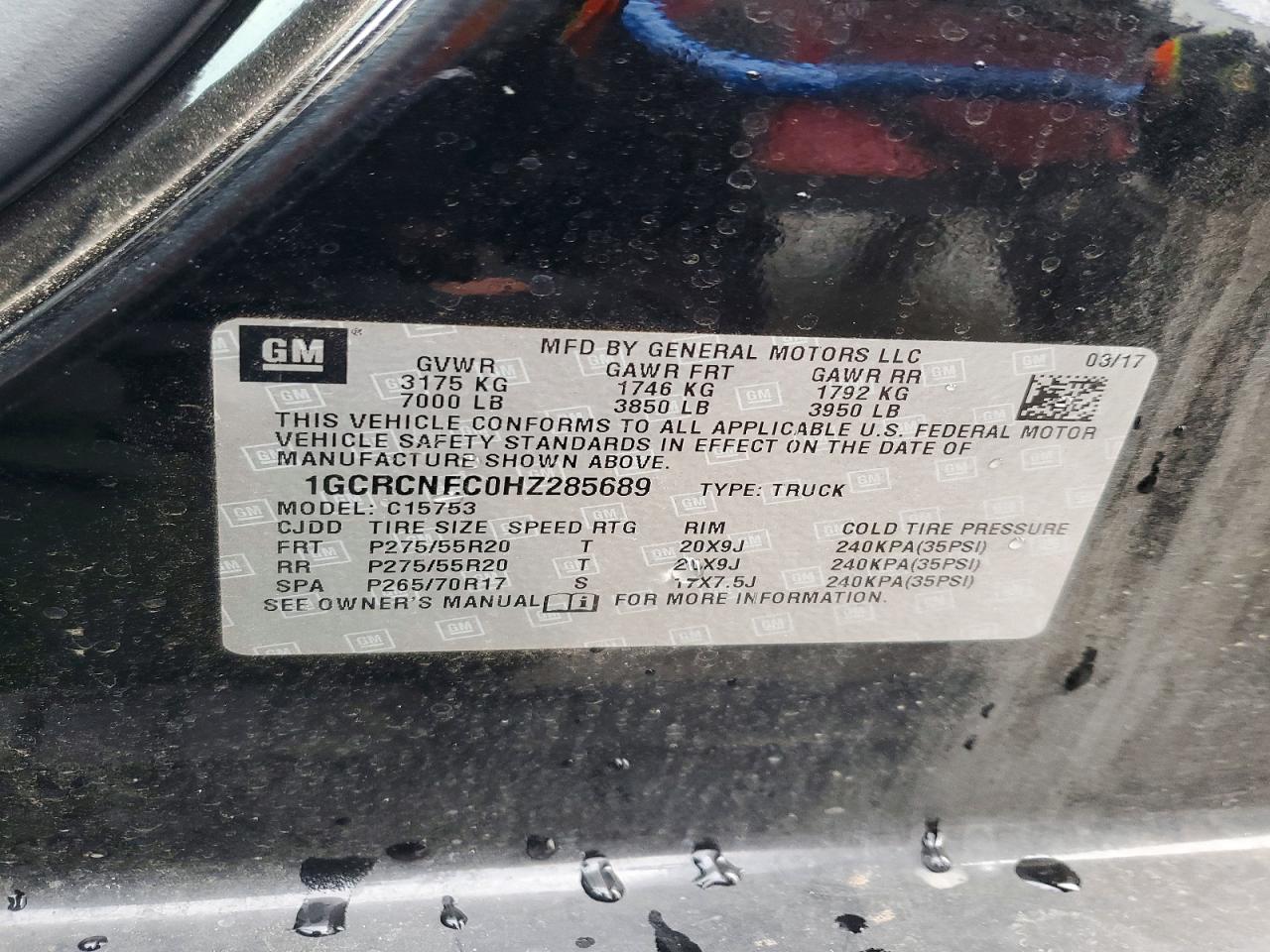 2017 CHEVROLET SILVERADO C1500 photo 13