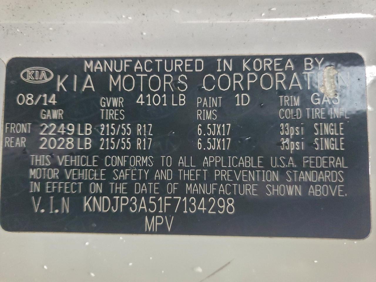 2015 KIA SOUL + photo 12