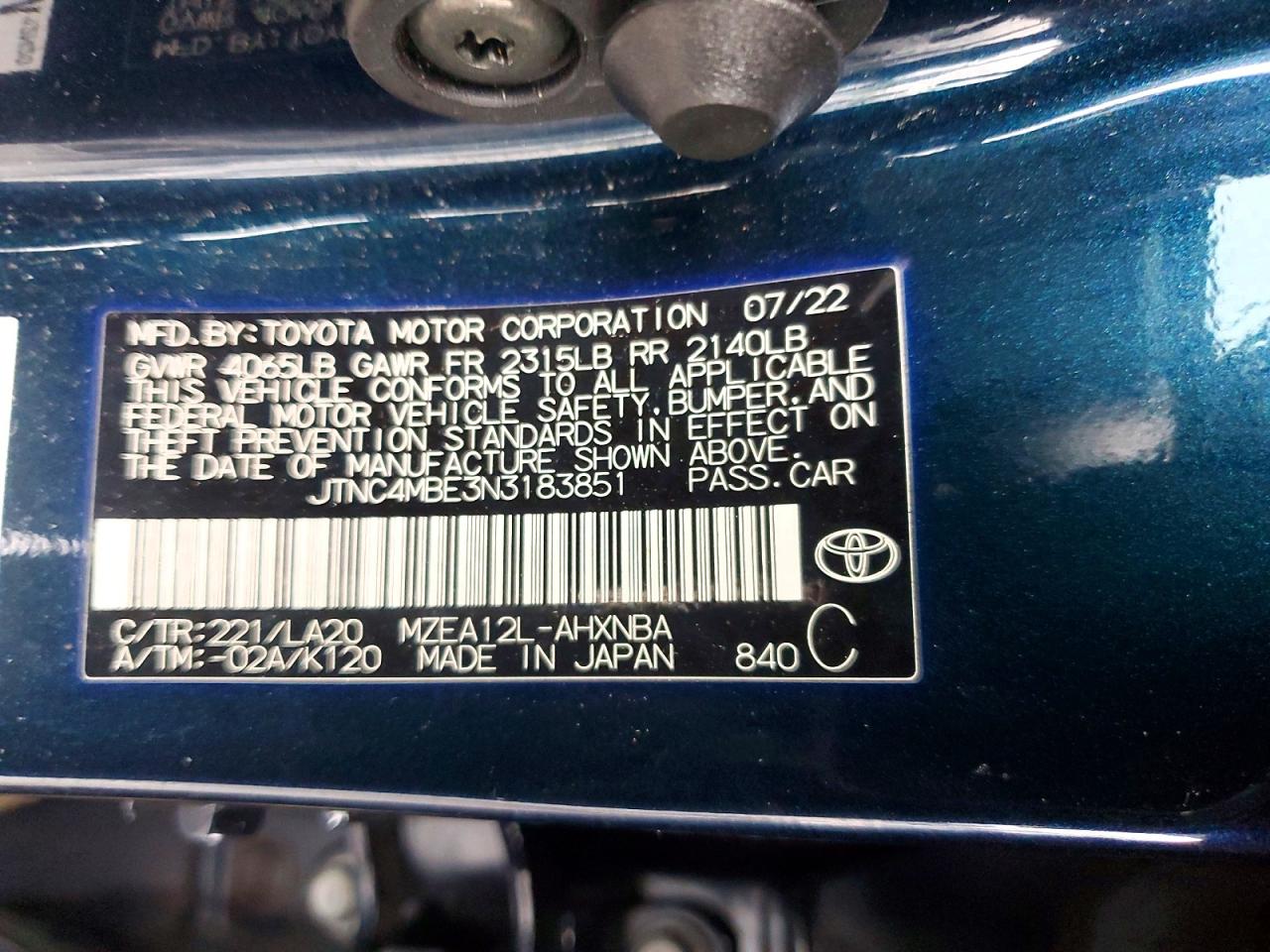 2022 TOYOTA COROLLA XSE photo 27