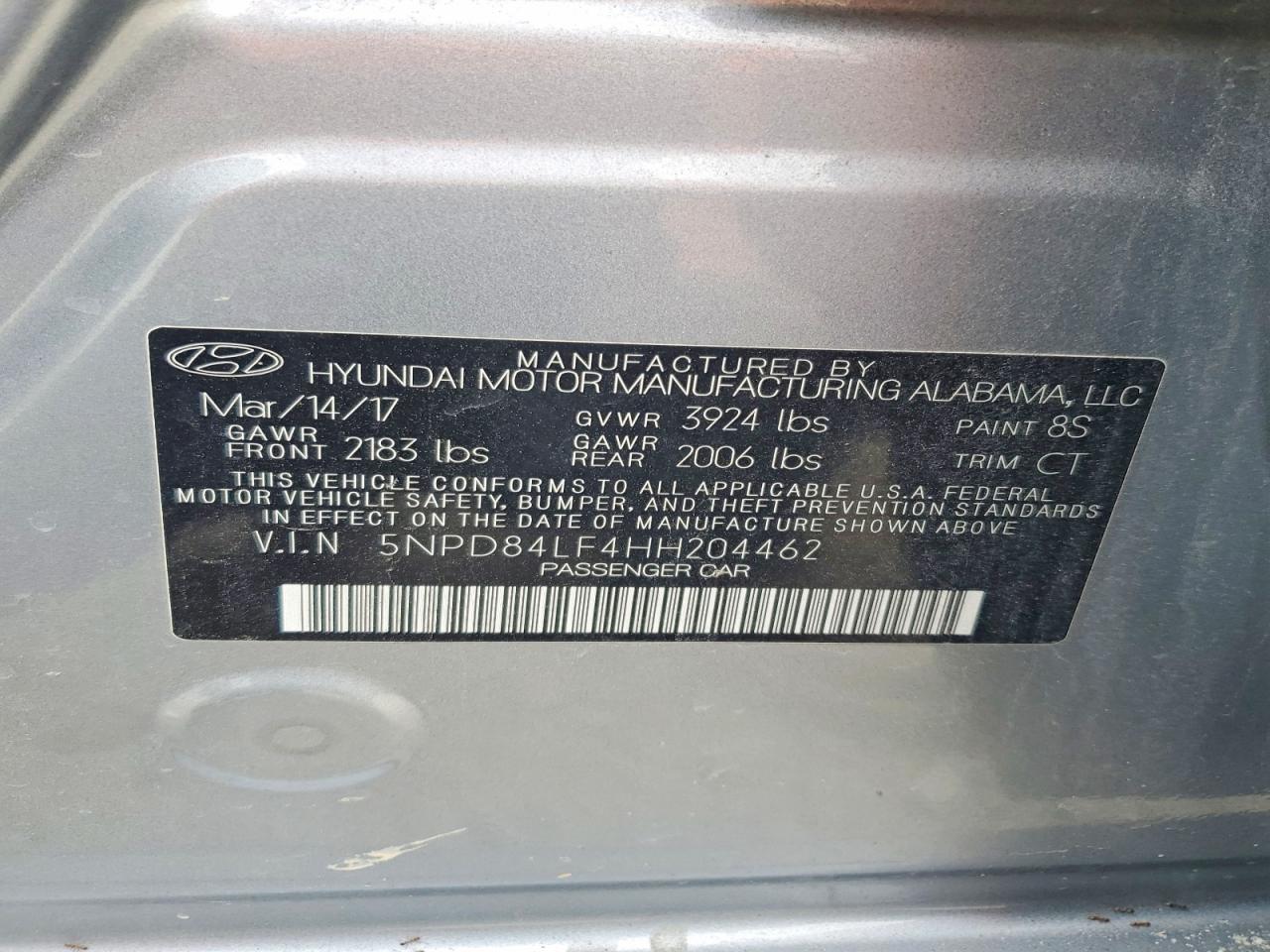 2017 HYUNDAI ELANTRA SE photo 23