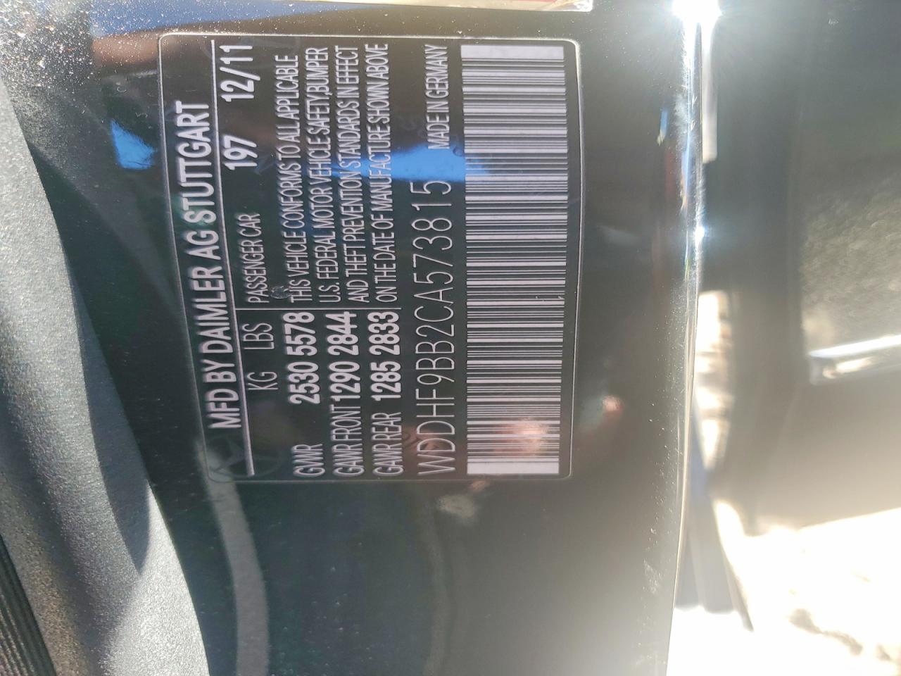 2012 MERCEDES-BENZ E 550 4MATIC photo 12