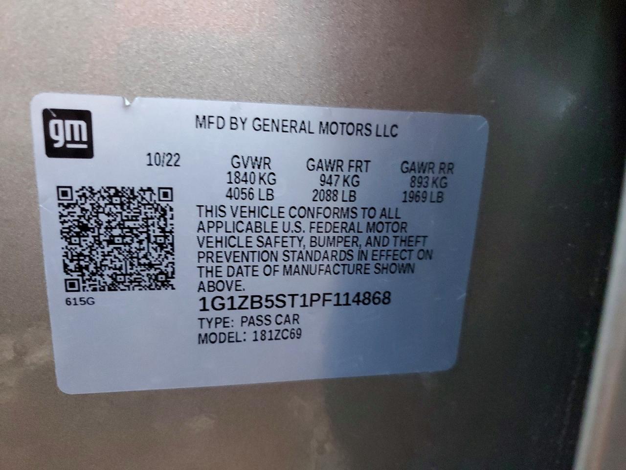 2023 CHEVROLET MALIBU LS photo 13
