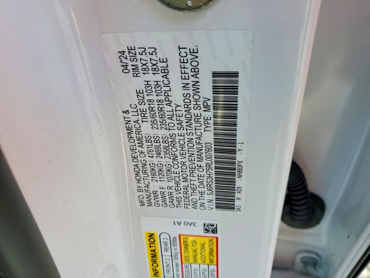 2024 HONDA CR-V EXL photo 13