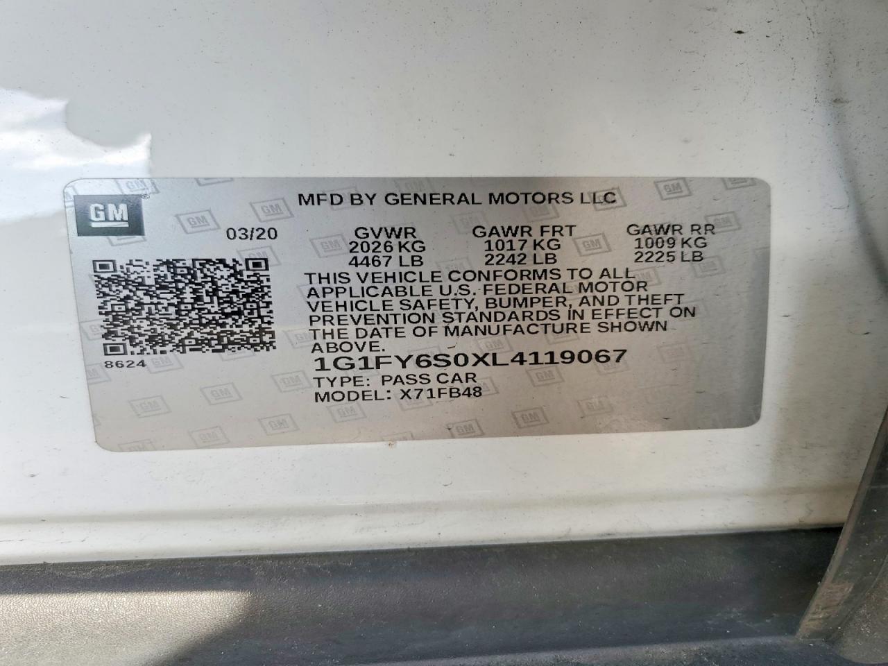 2020 CHEVROLET BOLT EV LT photo 13