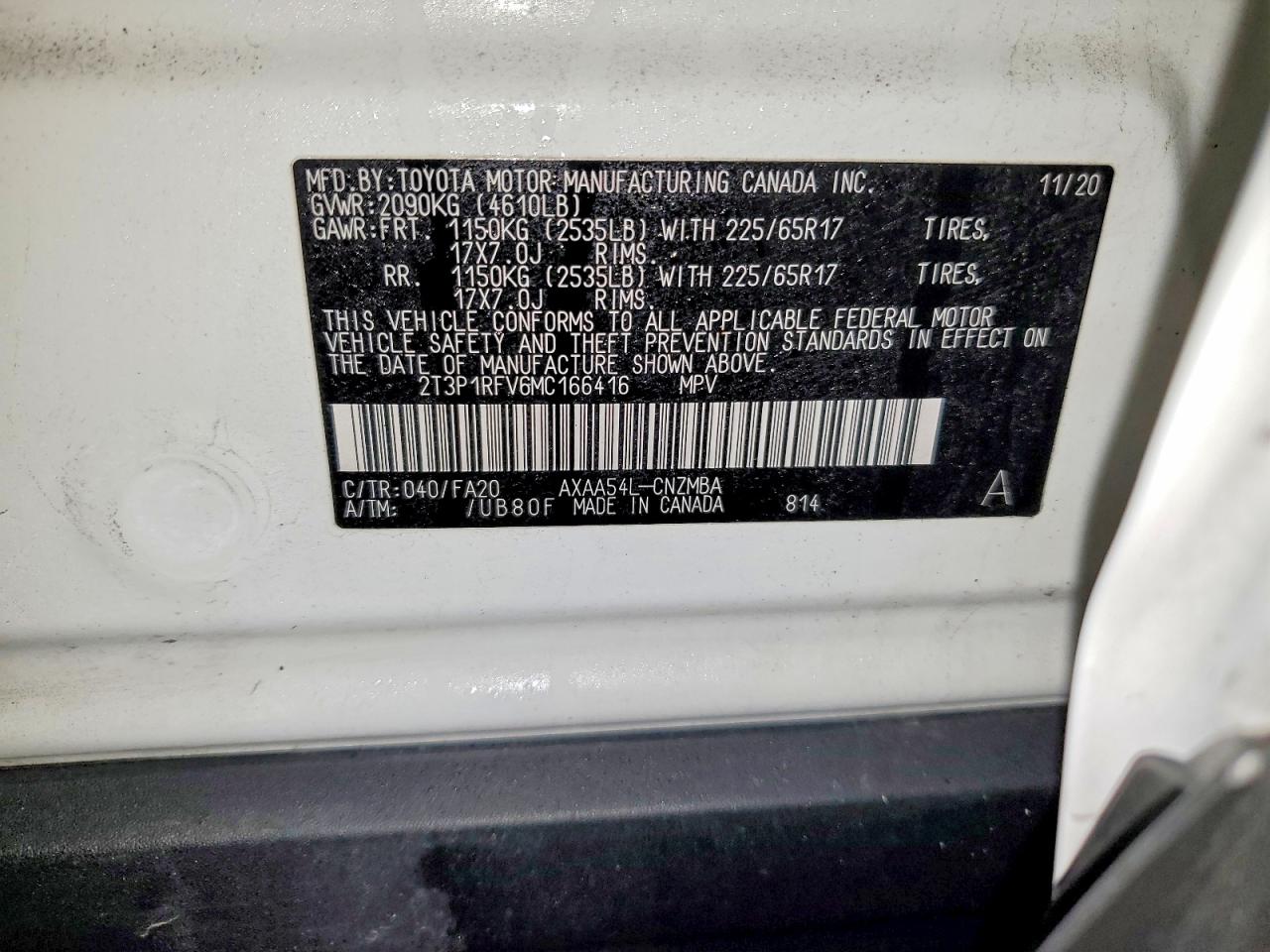 2021 TOYOTA RAV4 XLE photo 13