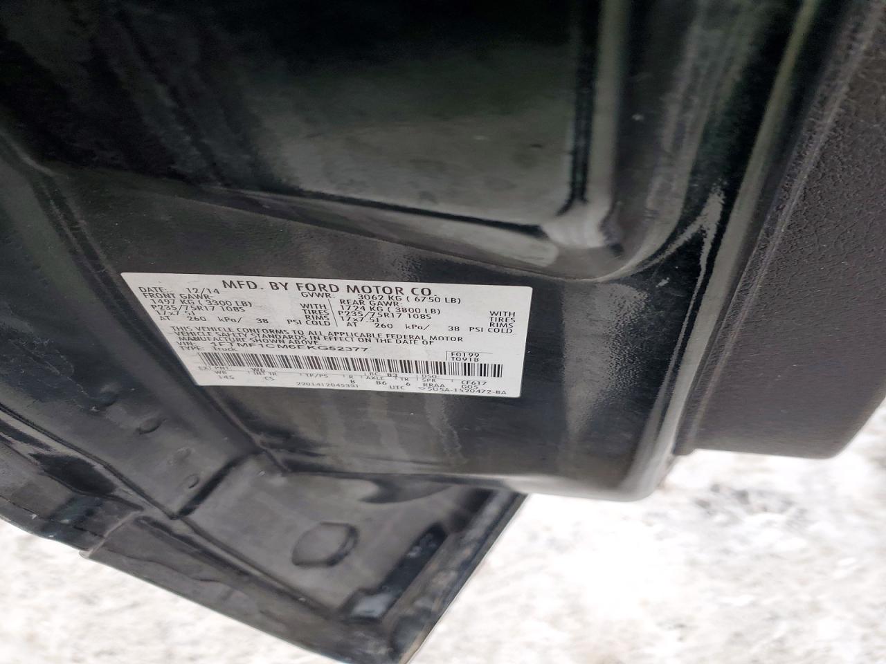 2014 FORD F150 photo 12