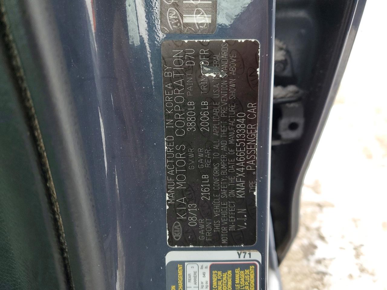 2014 KIA FORTE LX photo 12