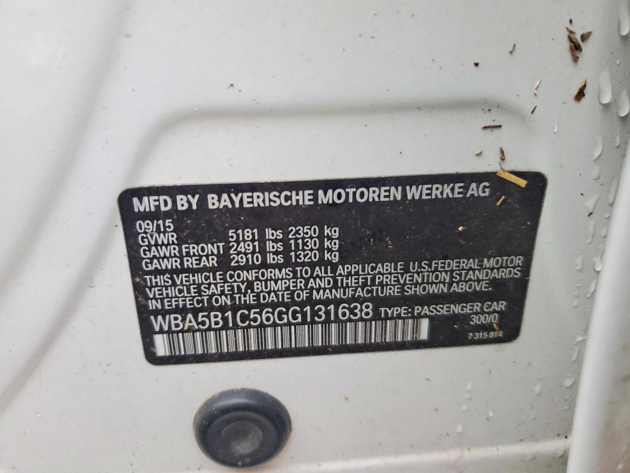 2016 BMW 535 I photo 23
