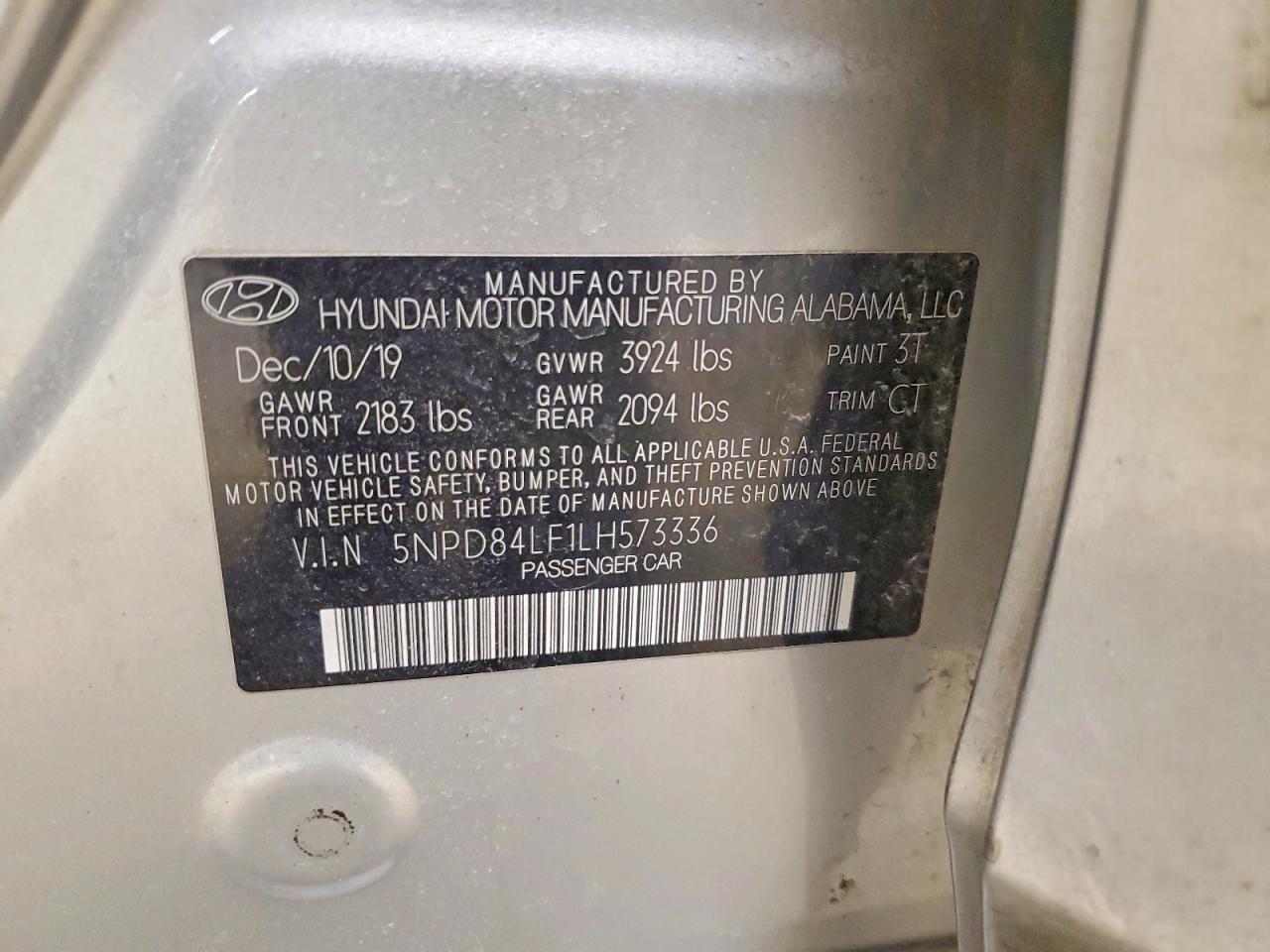 2020 HYUNDAI ELANTRA SEL photo 12