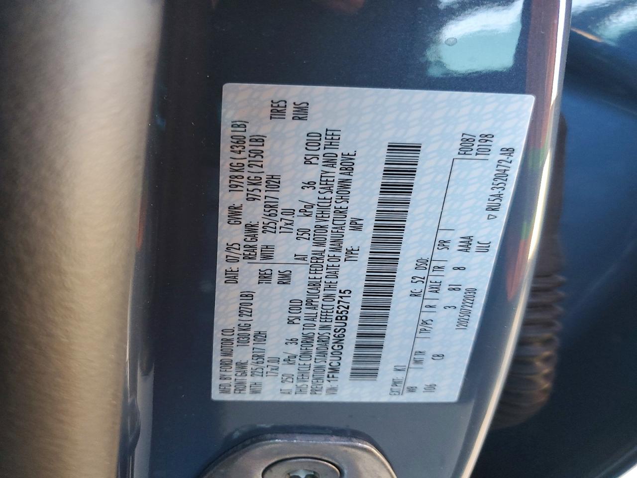2025 FORD ESCAPE ACTIVE photo 13