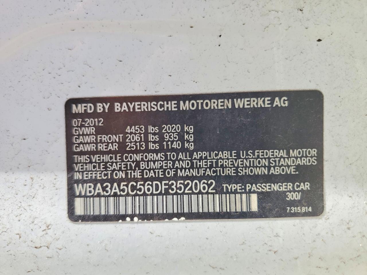 2013 BMW 328 I photo 12