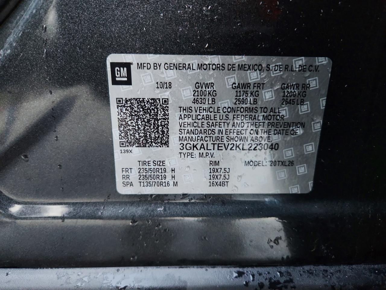 2019 GMC TERRAIN SLE photo 13