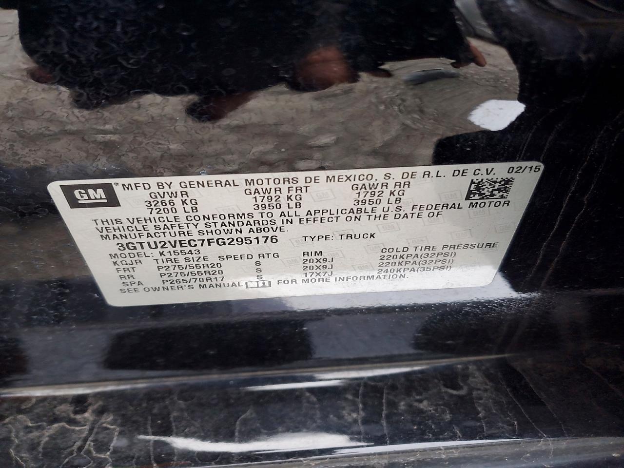 2015 GMC SIERRA K1500 SLT photo 12