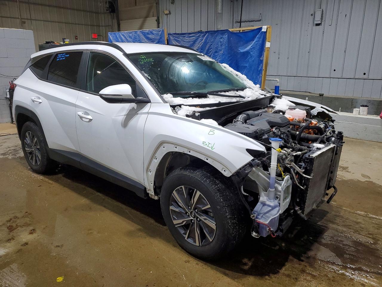 2022 HYUNDAI TUCSON BLUE photo 4