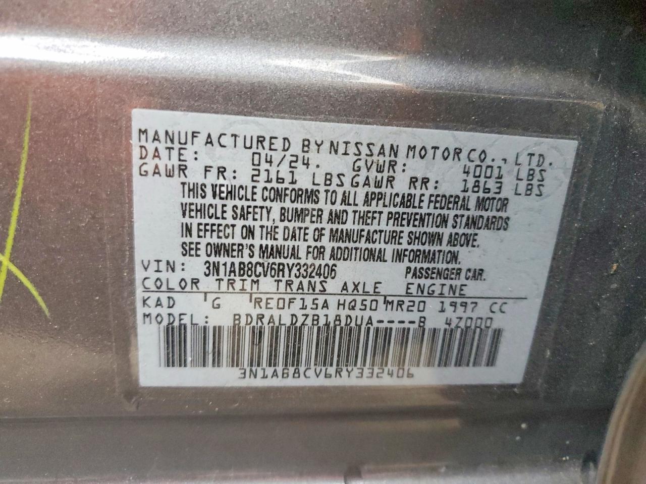 2024 NISSAN SENTRA SV photo 12