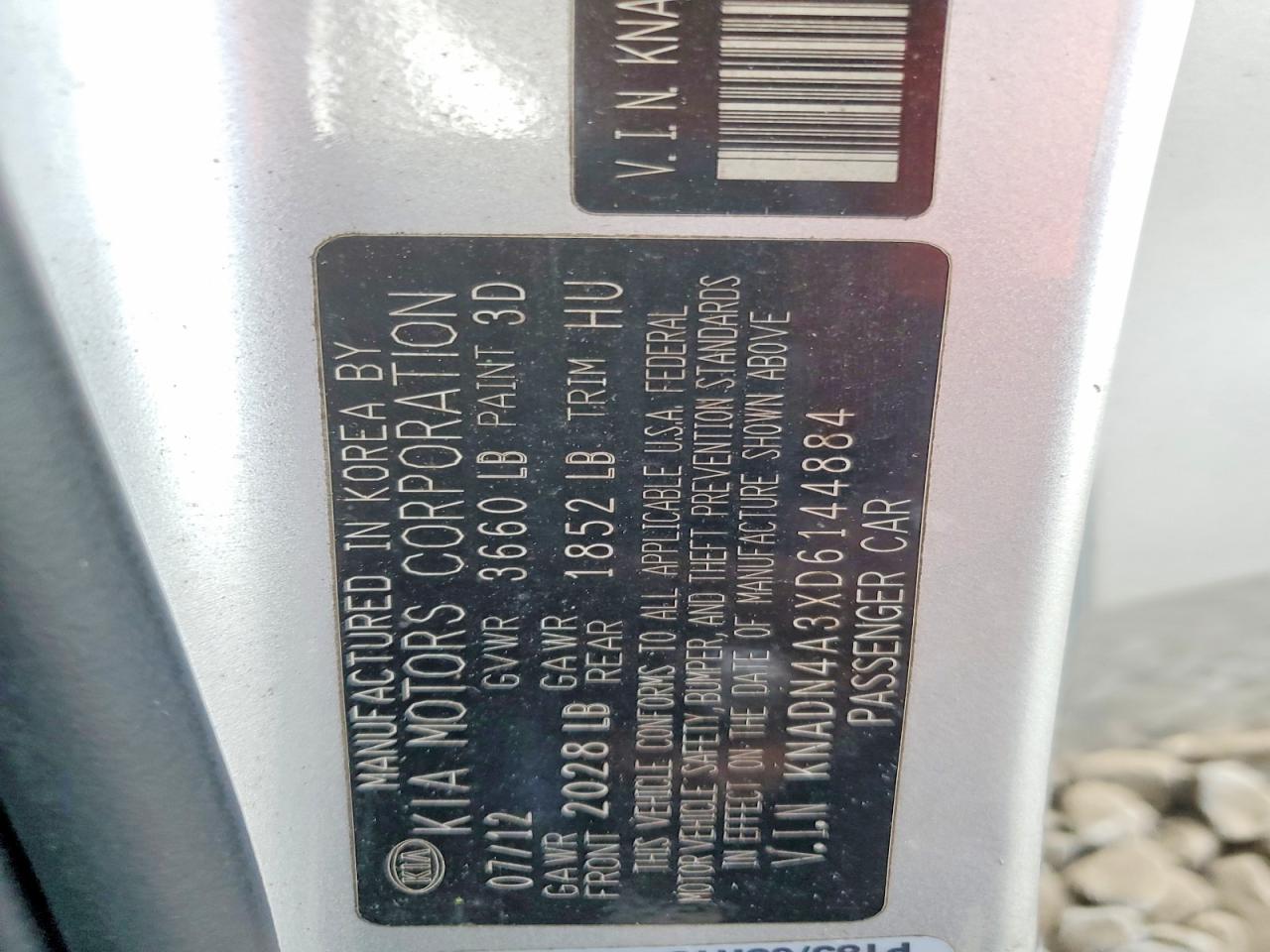 2013 KIA RIO EX photo 13