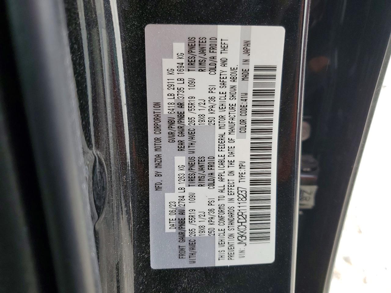 2024 MAZDA CX-90 PREFERRED PLUS photo 14