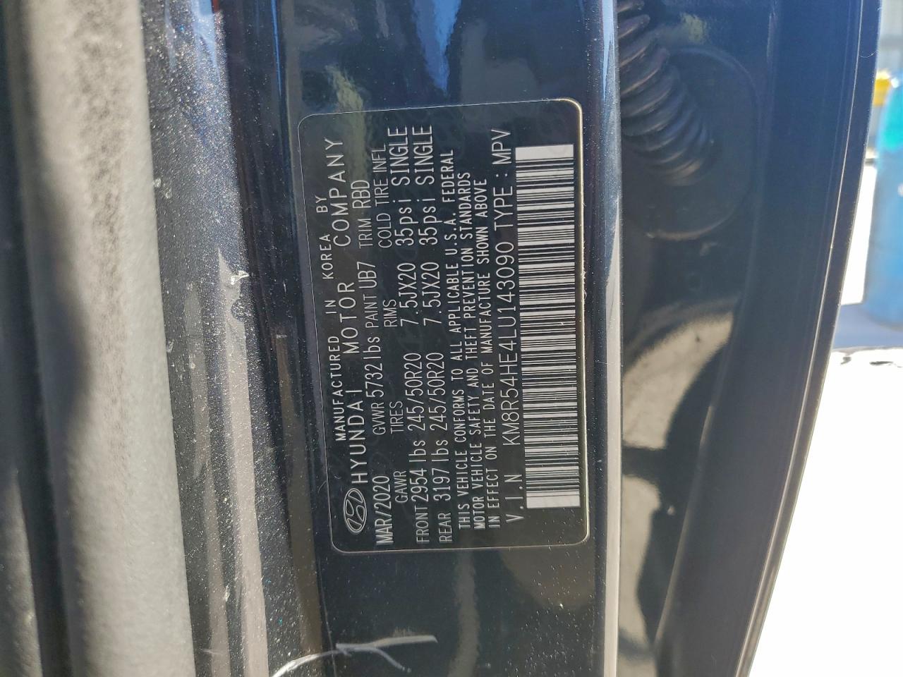 2020 HYUNDAI PALISADE LIMITED photo 13