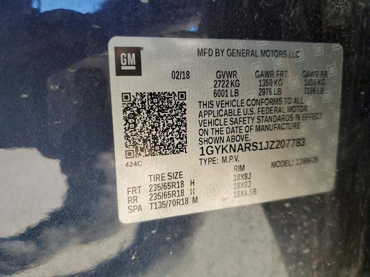 2018 CADILLAC XT5 photo 40