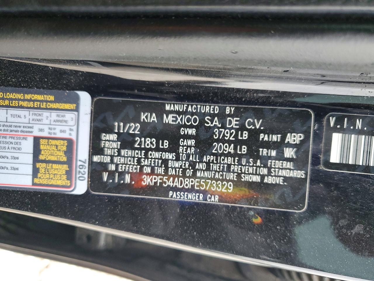 2023 KIA FORTE GT-LINE photo 12