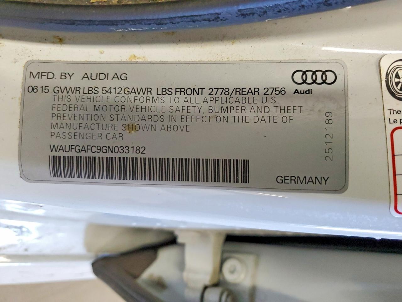 2016 AUDI A6 PREMIUM PLUS photo 13