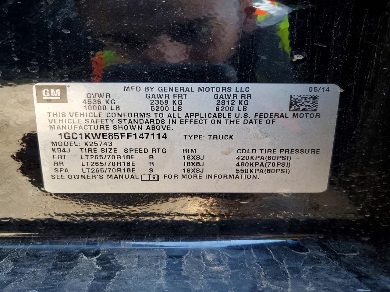 2015 CHEVROLET SILVERADO K2500 HEAVY DUTY LTZ photo 12
