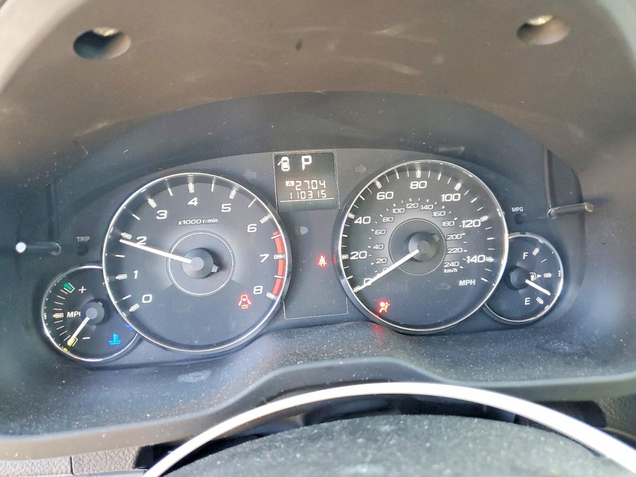 2011 SUBARU OUTBACK 2.5I PREMIUM photo 9