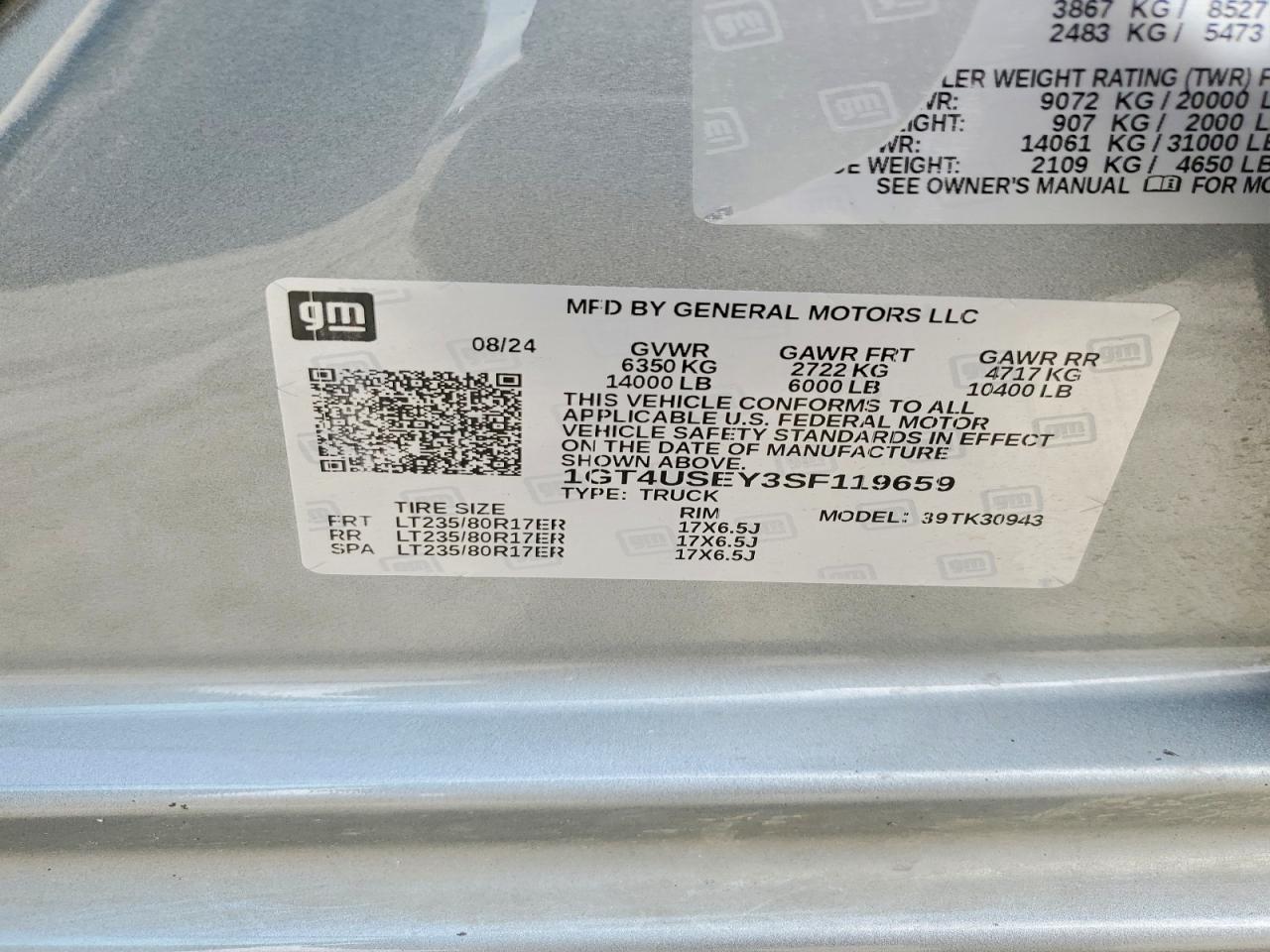 2025 GMC SIERRA K3500 photo 12