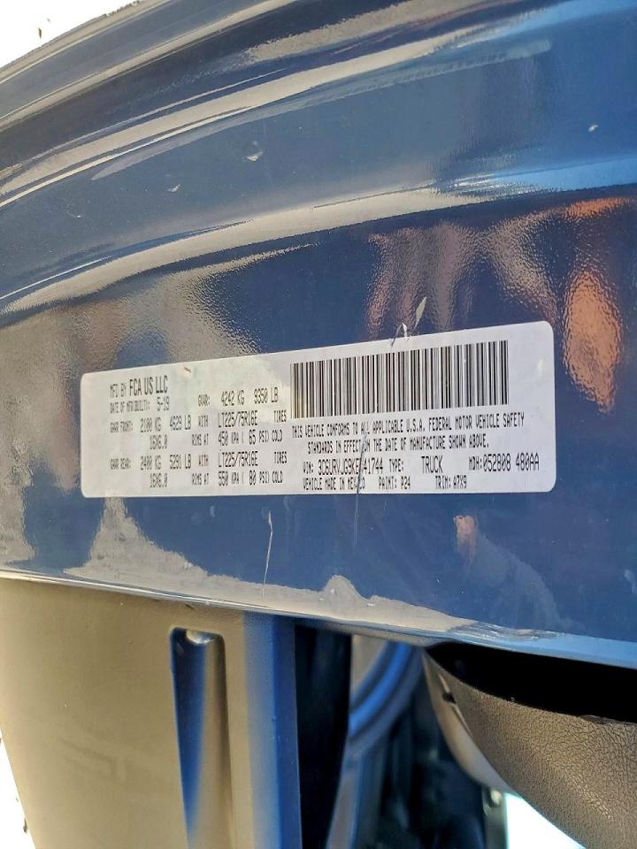 2019 RAM PROMASTER 3500 DELIVERY VAN photo 13