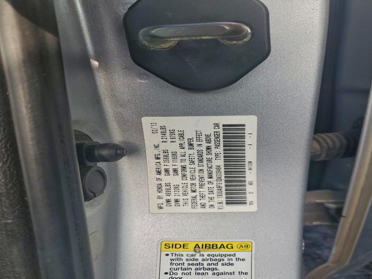 2013 ACURA TL TECH photo 12