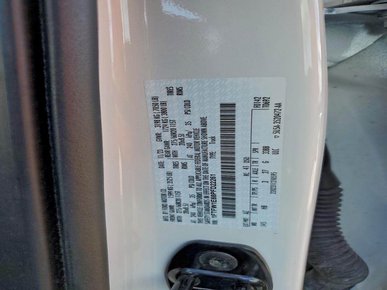2023 FORD F150 SUPERCREW photo 12