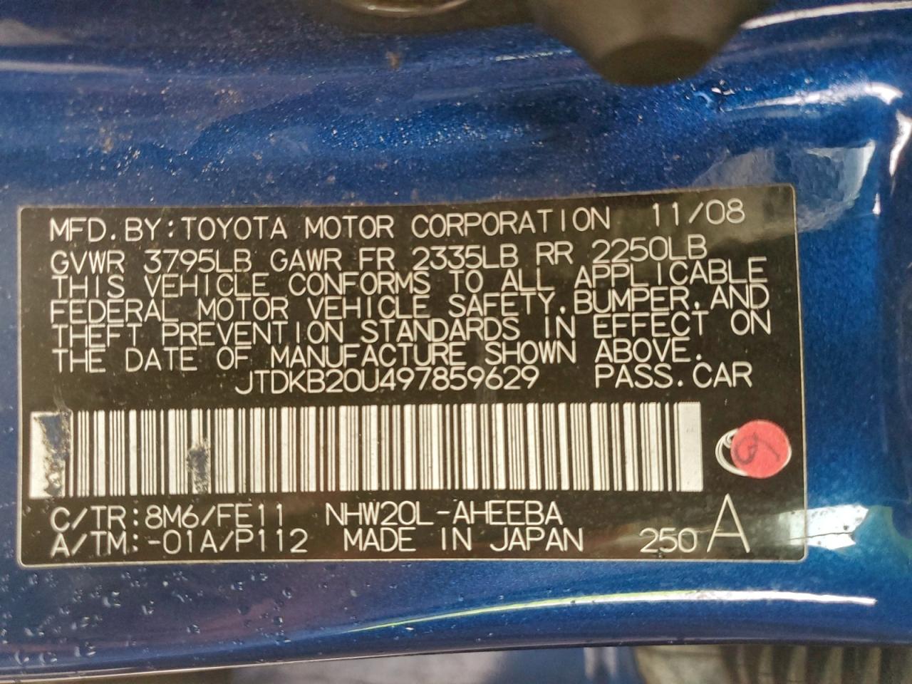 2009 TOYOTA PRIUS photo 13