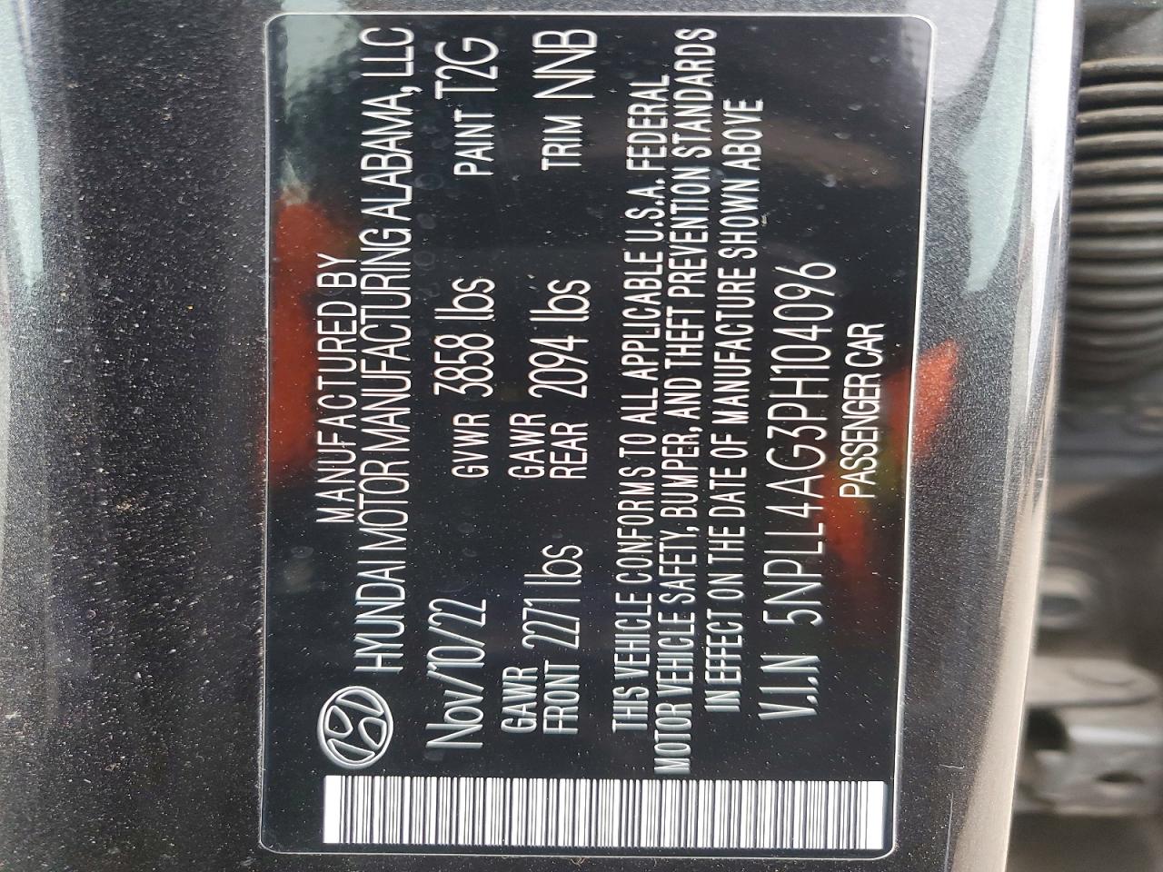 2023 HYUNDAI ELANTRA SE photo 12