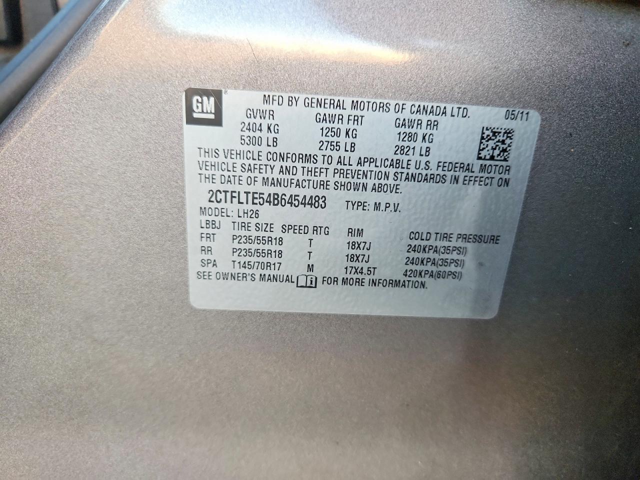 2011 GMC TERRAIN SLE photo 12