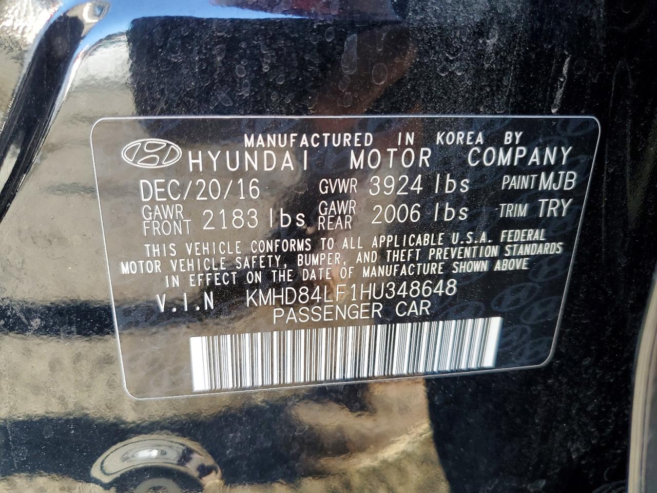 2017 HYUNDAI ELANTRA SE photo 23