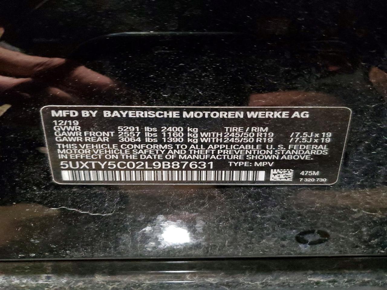 2020 BMW X3 XDRIVE30I photo 13