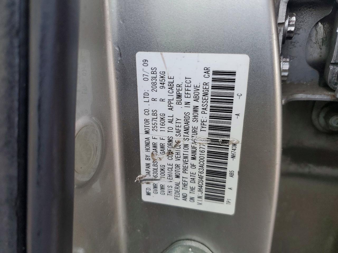 2010 ACURA TSX photo 13