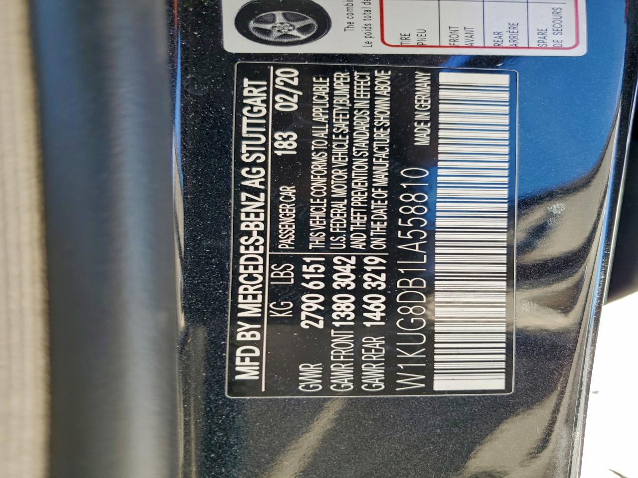 2020 MERCEDES-BENZ S 560 photo 12