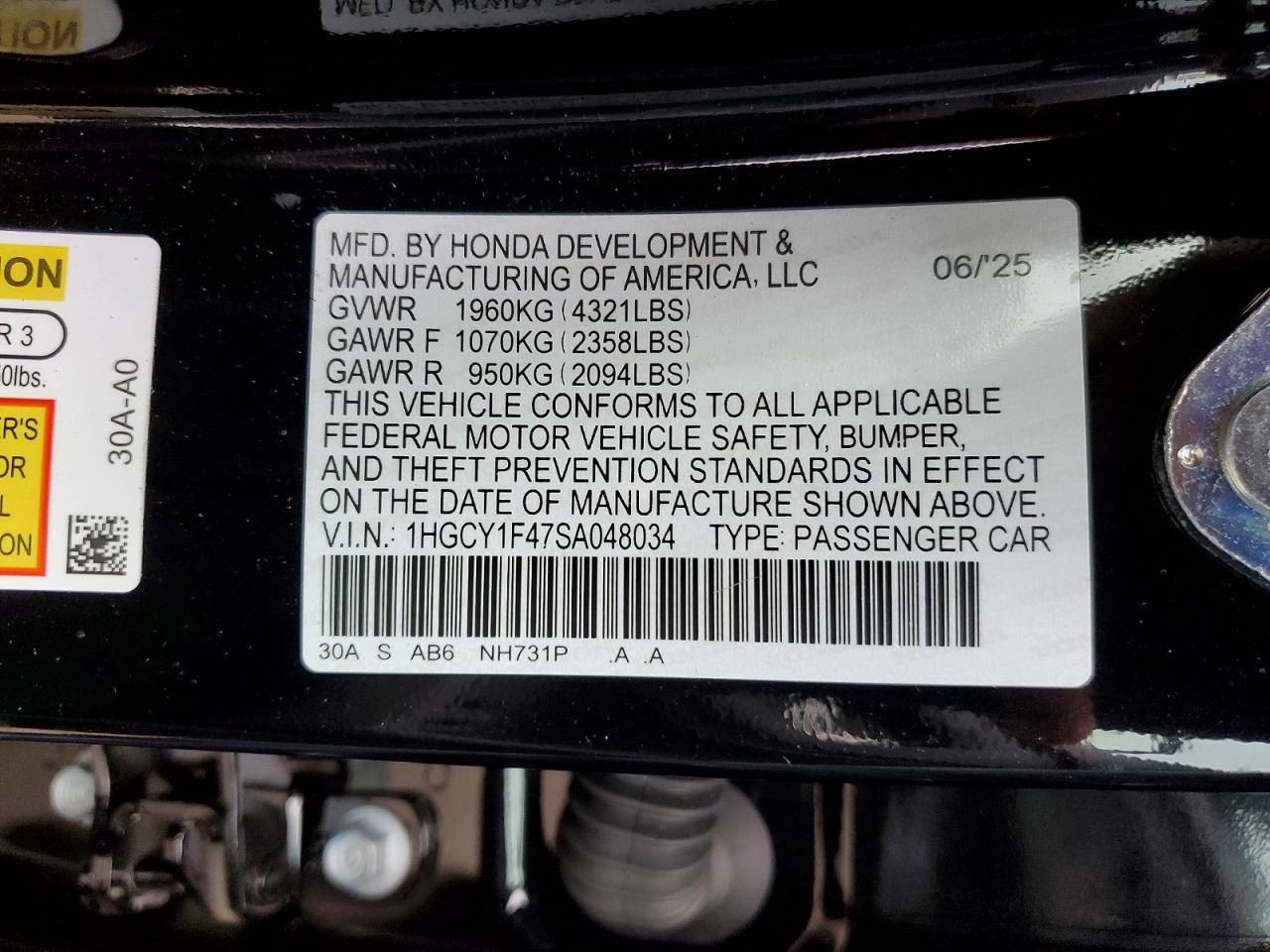 2025 HONDA ACCORD SE photo 23