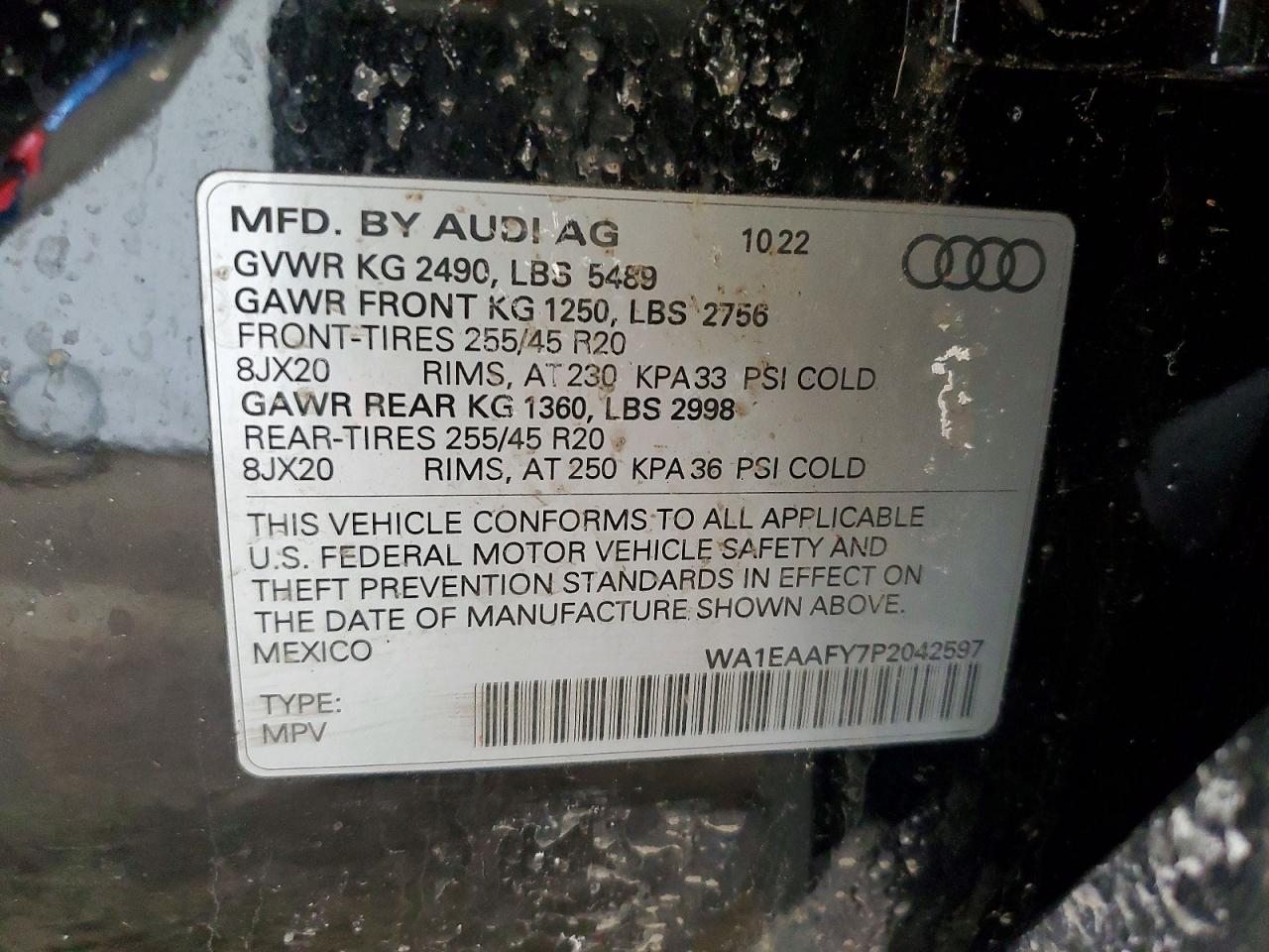 2023 AUDI Q5 PREMIUM PLUS 45 photo 13