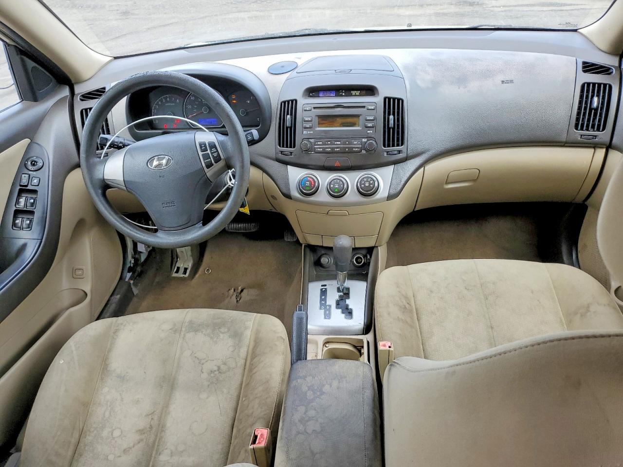 2010 HYUNDAI ELANTRA BLUE photo 8