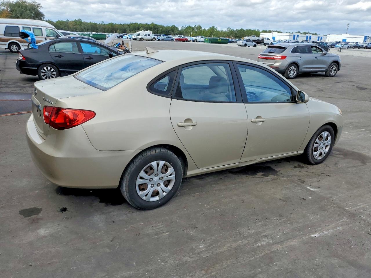 2010 HYUNDAI ELANTRA BLUE photo 3