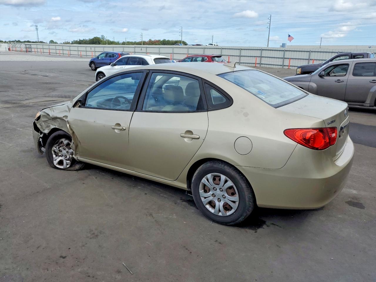 2010 HYUNDAI ELANTRA BLUE photo 2