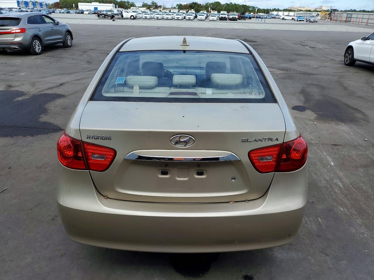 2010 HYUNDAI ELANTRA BLUE photo 6
