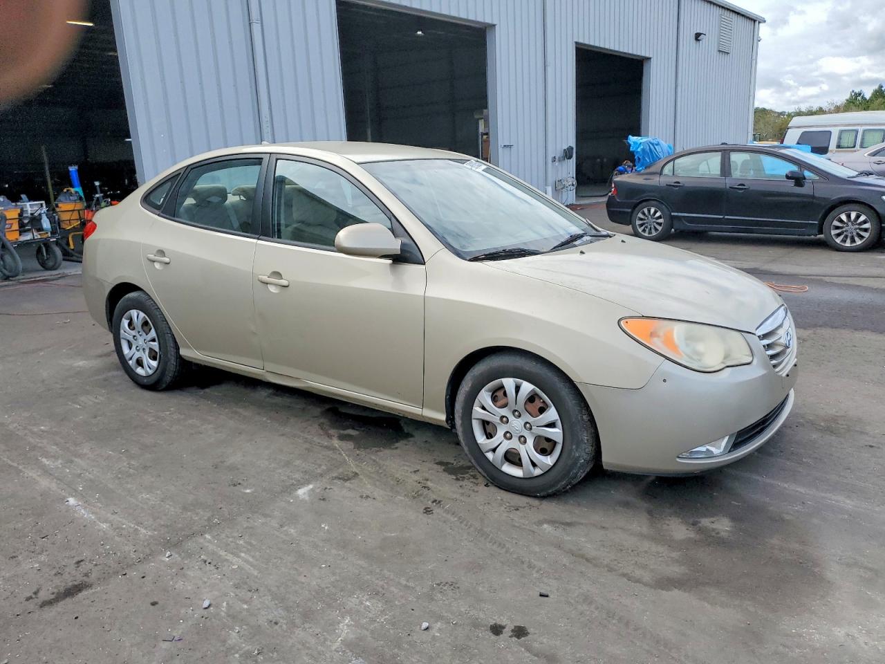 2010 HYUNDAI ELANTRA BLUE photo 4
