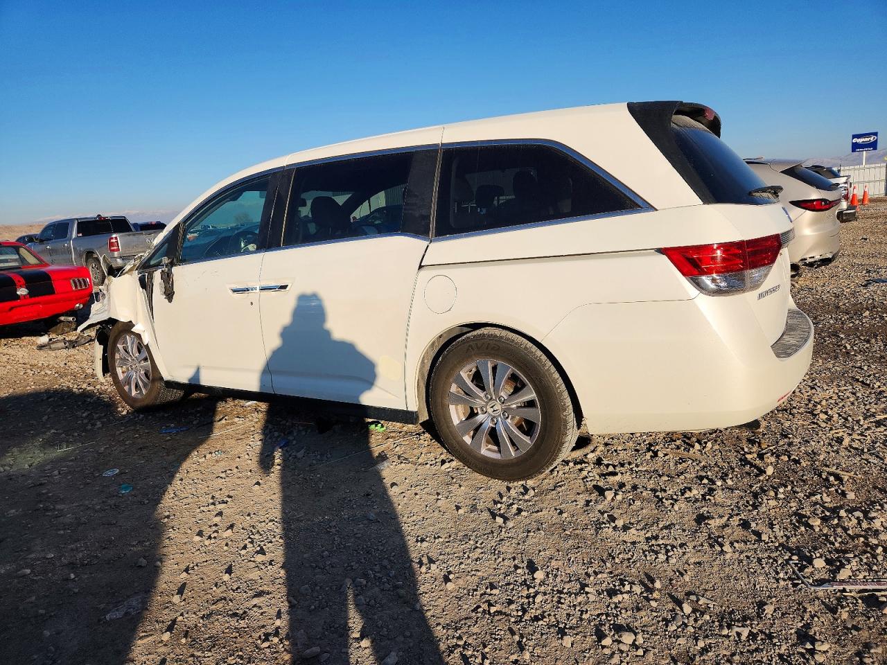 2014 HONDA ODYSSEY EXL photo 2