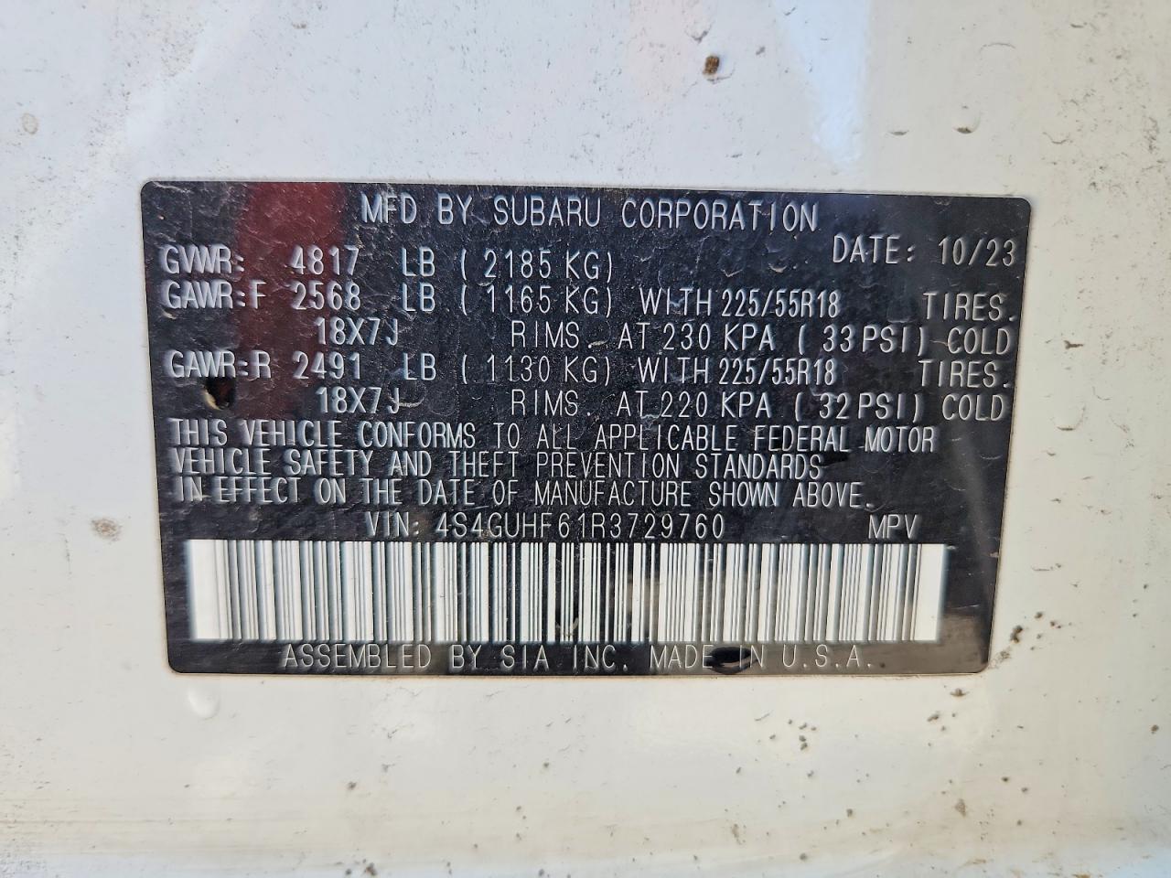 2024 SUBARU CROSSTREK SPORT photo 14