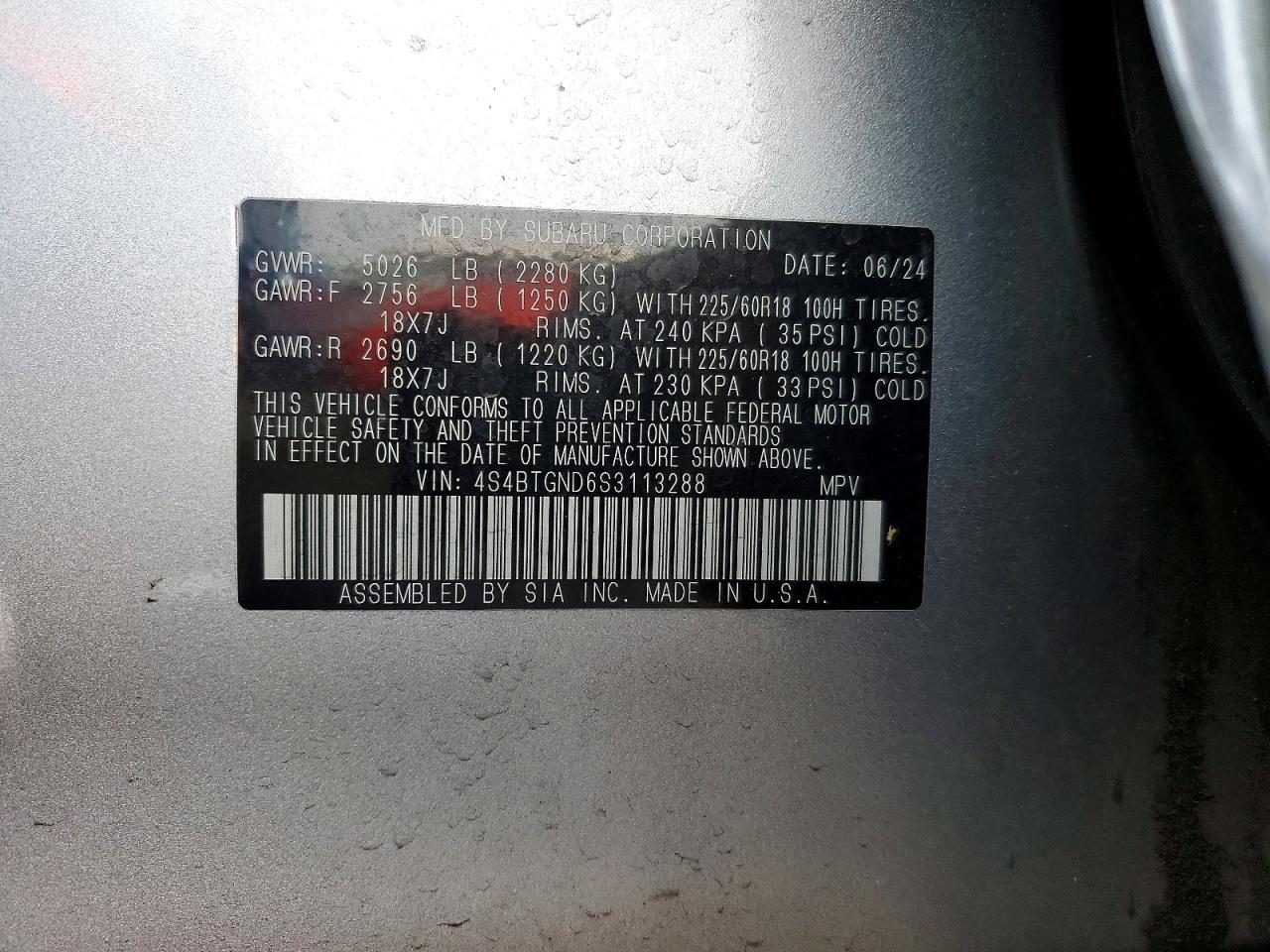 2025 SUBARU OUTBACK LIMITED XT photo 12